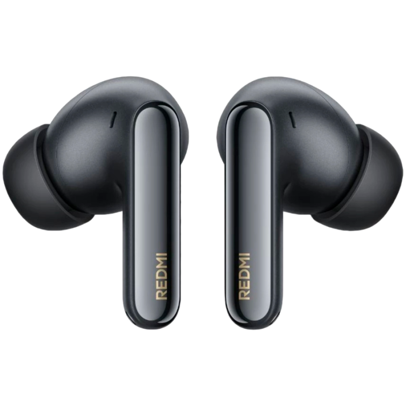 Ακουστικά Xiaomi Redmi Buds 8 Pro M2535E1 Obsidian Black, 8 ώρες, Bluetooth 5.4, IP54, ANC έως 55 dB, καταστολή θορύβου με AI, Hi-Res Audio/LDAC, Dolby Audio, Μαύρο