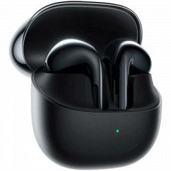 Ακουστικά Xiaomi Buds 6 M2540E1, 6 ώρες, Bluetooth 5.4, Hi-Res, aptX Lossless, εξουδετέρωση θορύβου με τεχνητή νοημοσύνη (AI), ANC, ήχος 360°, IP54, Μαύρο γραφίτη