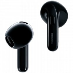Ακουστικά Xiaomi Buds 6 M2540E1, 6 ώρες, Bluetooth 5.4, Hi-Res, aptX Lossless, εξουδετέρωση θορύβου με τεχνητή νοημοσύνη (AI), ANC, ήχος 360°, IP54, Μαύρο γραφίτη