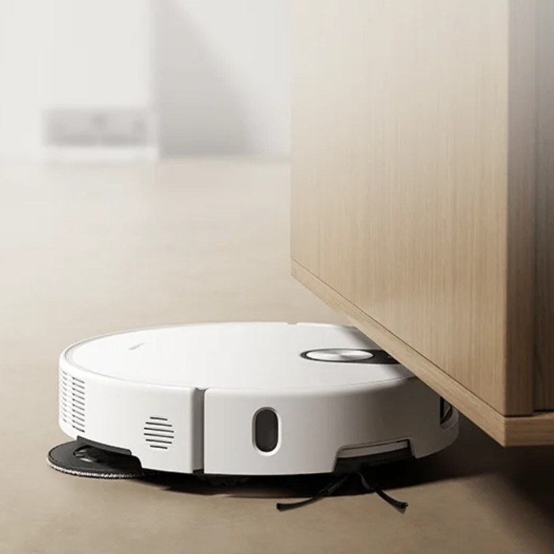 Ρομποτική σκούπα Xiaomi Robot Vacuum 5 EU OV31GL, 55 W, 20000 Pa, 140 λεπτά, αναγνώριση AI, αυτόματη βάση πλύσης και στεγνώματος, πλοήγηση με λέιζερ dToF, ζεστό νερό 80°C, λευκό