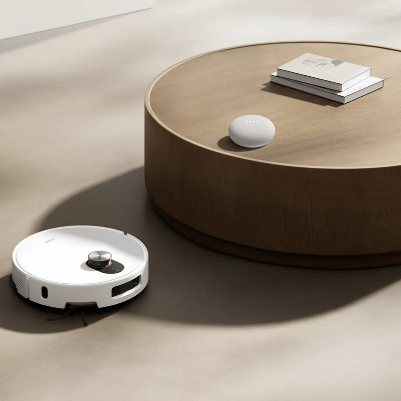 Ρομποτική σκούπα Xiaomi Robot Vacuum 5 EU OV31GL, 55 W, 20000 Pa, 140 λεπτά, αναγνώριση AI, αυτόματη βάση πλύσης και στεγνώματος, πλοήγηση με λέιζερ dToF, ζεστό νερό 80°C, λευκό