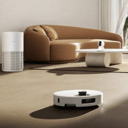 Ρομποτική σκούπα Xiaomi Robot Vacuum 5 EU OV31GL, 55 W, 20000 Pa, 140 λεπτά, αναγνώριση AI, αυτόματη βάση πλύσης και στεγνώματος, πλοήγηση με λέιζερ dToF, ζεστό νερό 80°C, λευκό