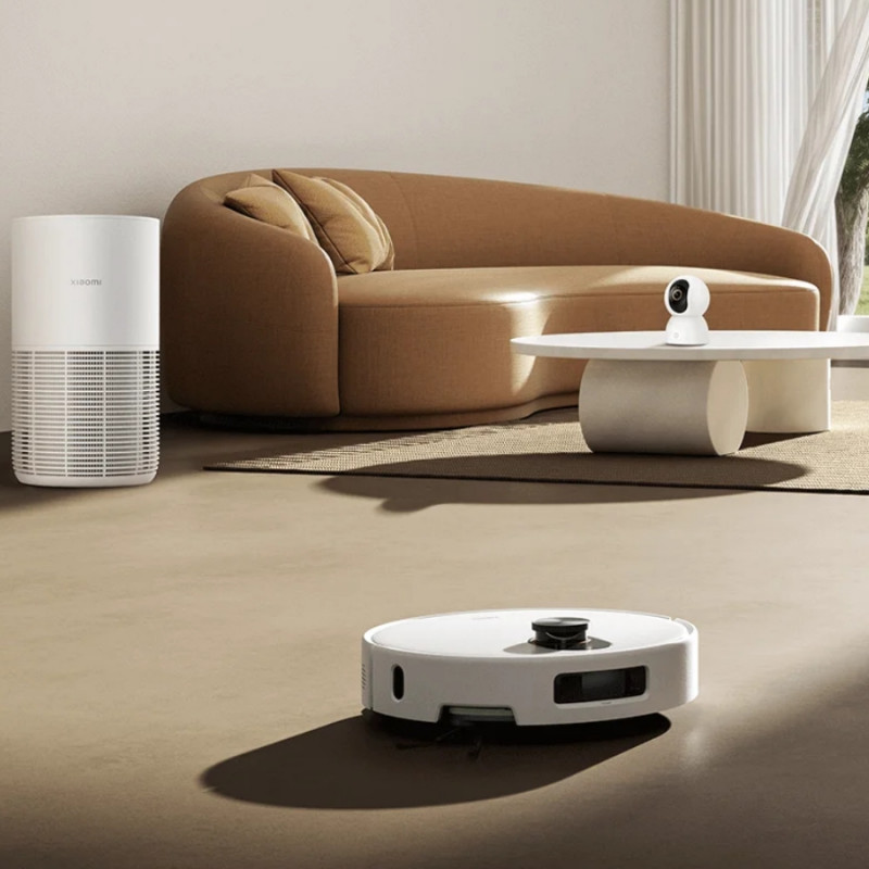Ρομποτική σκούπα Xiaomi Robot Vacuum 5 EU OV31GL, 55 W, 20000 Pa, 140 λεπτά, αναγνώριση AI, αυτόματη βάση πλύσης και στεγνώματος, πλοήγηση με λέιζερ dToF, ζεστό νερό 80°C, λευκό