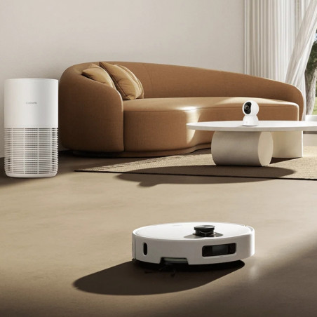 Ρομποτική σκούπα Xiaomi Robot Vacuum 5 EU OV31GL, 55 W, 20000 Pa, 140 λεπτά, αναγνώριση AI, αυτόματη βάση πλύσης και στεγνώματος, πλοήγηση με λέιζερ dToF, ζεστό νερό 80°C, λευκό
