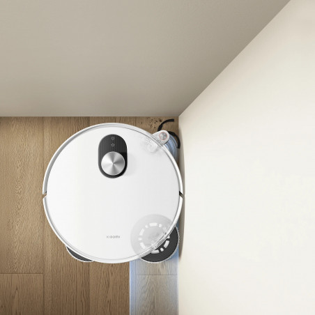 Ρομποτική σκούπα Xiaomi Robot Vacuum 5 EU OV31GL, 55 W, 20000 Pa, 140 λεπτά, αναγνώριση AI, αυτόματη βάση πλύσης και στεγνώματος, πλοήγηση με λέιζερ dToF, ζεστό νερό 80°C, λευκό