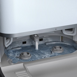 Ρομποτική σκούπα Xiaomi Robot Vacuum 5 Pro EU OV21GL, 55 W, 20000 Pa, 140 λεπτά, τριπλή κάμερα 5 MP με τεχνητή νοημοσύνη και αναγνώριση, αυτόματη βάση πλύσης και στεγνώματος, πλοήγηση dToF με δυνατότητα απόκρυψης, νερό 80°C, λευκό