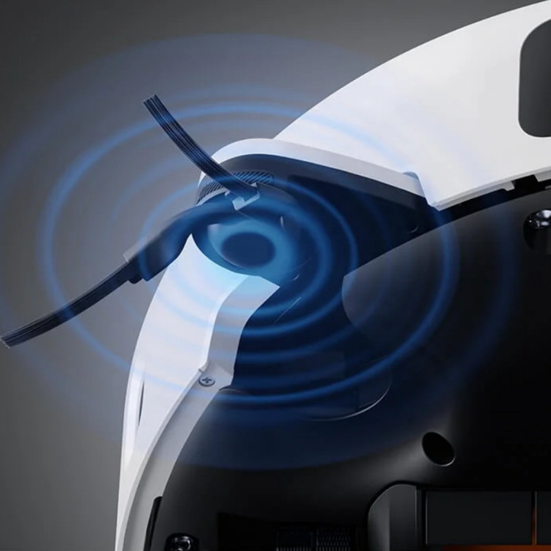 Ρομποτική σκούπα Xiaomi Robot Vacuum 5 Pro EU OV21GL, 55 W, 20000 Pa, 140 λεπτά, τριπλή κάμερα 5 MP με τεχνητή νοημοσύνη και αναγνώριση, αυτόματη βάση πλύσης και στεγνώματος, πλοήγηση dToF με δυνατότητα απόκρυψης, νερό 80°C, λευκό