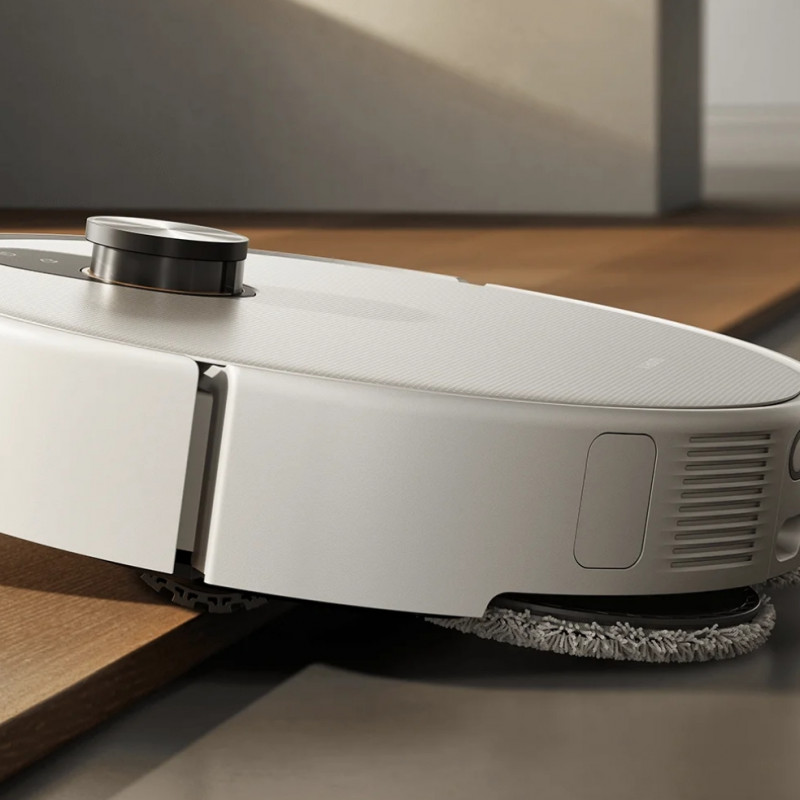 Ρομποτική σκούπα Xiaomi Robot Vacuum 5 Pro EU OV21GL, 55 W, 20000 Pa, 140 λεπτά, τριπλή κάμερα 5 MP με τεχνητή νοημοσύνη και αναγνώριση, αυτόματη βάση πλύσης και στεγνώματος, πλοήγηση dToF με δυνατότητα απόκρυψης, νερό 80°C, λευκό