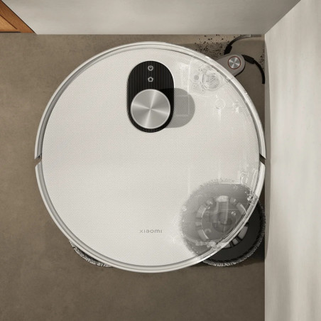 Ρομποτική σκούπα Xiaomi Robot Vacuum 5 Pro EU OV21GL, 55 W, 20000 Pa, 140 λεπτά, τριπλή κάμερα 5 MP με τεχνητή νοημοσύνη και αναγνώριση, αυτόματη βάση πλύσης και στεγνώματος, πλοήγηση dToF με δυνατότητα απόκρυψης, νερό 80°C, λευκό