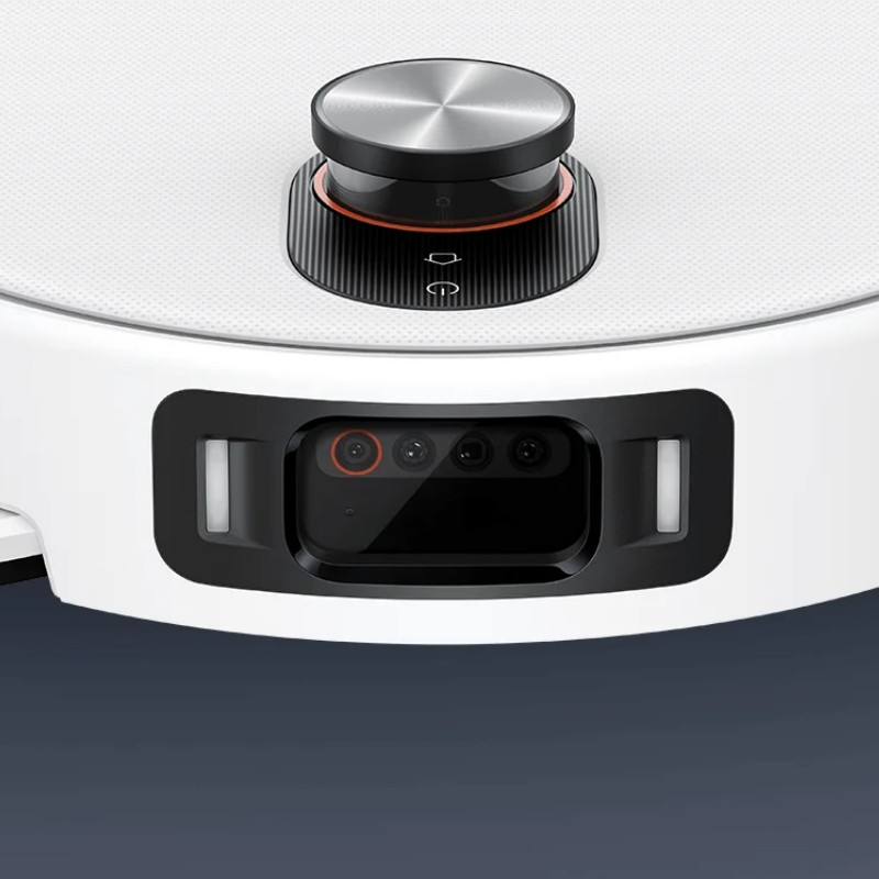 Ρομποτική σκούπα Xiaomi Robot Vacuum 5 Pro EU OV21GL, 55 W, 20000 Pa, 140 λεπτά, τριπλή κάμερα 5 MP με τεχνητή νοημοσύνη και αναγνώριση, αυτόματη βάση πλύσης και στεγνώματος, πλοήγηση dToF με δυνατότητα απόκρυψης, νερό 80°C, λευκό