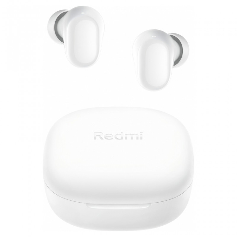 Ασύρματα ακουστικά Xiaomi Redmi Buds 6 Play BHR8773GL, 7,5 ώρες, Εμβέλεια 10 μ., Bluetooth 5.4, IPX4, Λευκό