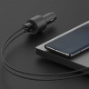 Φορτιστής αυτοκινήτου Xiaomi Mi BHR6814GL, 67W, 2 θύρες φόρτισης, ενδεικτική λυχνία LED, Μαύρο