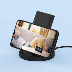 Ασύρματο φορτιστή Xiaomi Mi GDS4145GL, Qi 20W, USB-C, ανίχνευση FOD, ενδεικτική λυχνία, μαύρο