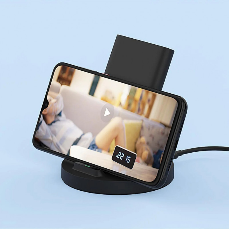 Ασύρματο φορτιστή Xiaomi Mi GDS4145GL, Qi 20W, USB-C, ανίχνευση FOD, ενδεικτική λυχνία, μαύρο