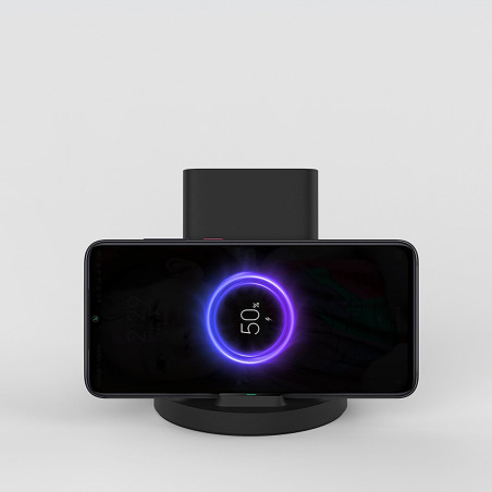 Ασύρματο φορτιστή Xiaomi Mi GDS4145GL, Qi 20W, USB-C, ανίχνευση FOD, ενδεικτική λυχνία, μαύρο