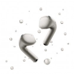 Ακουστικά Xiaomi Buds 6 M2540E1, 6 ώρες, Bluetooth 5.4, Hi-Res, aptX Lossless, εξουδετέρωση θορύβου με τεχνητή νοημοσύνη, ANC, ήχος 360°, IP54, λευκό κεραμικό