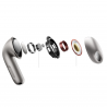 Ακουστικά Xiaomi Buds 6 M2540E1, 6 ώρες, Bluetooth 5.4, Hi-Res, aptX Lossless, εξουδετέρωση θορύβου με τεχνητή νοημοσύνη (AI), ANC, ήχος 360°, IP54, τιτανίου-γκρι