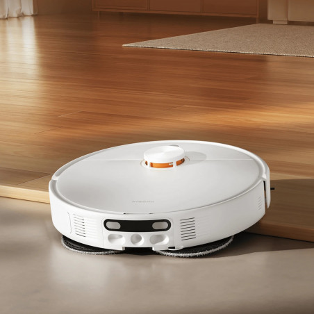 Ρομποτική σκούπα Xiaomi Robot Vacuum H50 EU, 55 W, 10.000 Pa, 120 λεπτά, 280 ml, Πλύσιμο σφουγγαριών, Πλοήγηση με λέιζερ LDS, Αυτόματη βάση φόρτισης, Λευκό