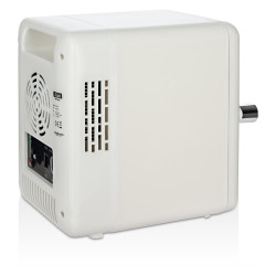 Φορητό μίνι ψυγείο Zilan ZLN1153, 36 W, 4 λίτρα, 6 κουτάκια, Ψύξη/θέρμανση, 10-75 °C, 240/12 V, Λευκό