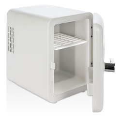 Φορητό μίνι ψυγείο Zilan ZLN1153, 36 W, 4 λίτρα, 6 κουτάκια, Ψύξη/θέρμανση, 10-75 °C, 240/12 V, Λευκό