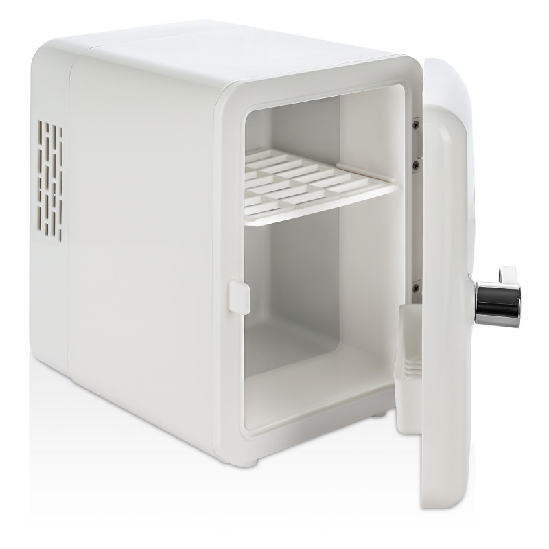 Φορητό μίνι ψυγείο Zilan ZLN1153, 36 W, 4 λίτρα, 6 κουτάκια, Ψύξη/θέρμανση, 10-75 °C, 240/12 V, Λευκό