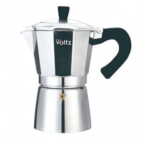 Κουβανέζικη καφετιέρα Oliver Voltz Florence OV51173J6, 6 φλιτζάνια, 300 ml, βαλβίδα ασφαλείας, ανοξείδωτο