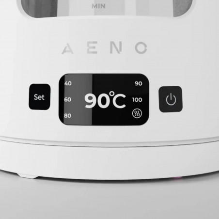 Ηλεκτρική κανάτα AENO EK6 AEK0006, 2200 W, 1,7 λ, 40-100 °C, STRIX, LED, διπλό τοίχωμα, φίλτρο, βάση 360°, λευκό