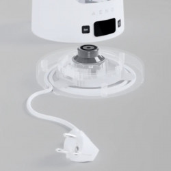 Ηλεκτρική κανάτα AENO EK6 AEK0006, 2200 W, 1,7 λ, 40-100 °C, STRIX, LED, διπλό τοίχωμα, φίλτρο, βάση 360°, λευκό