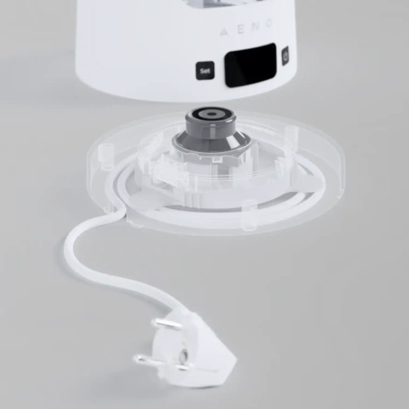Ηλεκτρική κανάτα AENO EK6 AEK0006, 2200 W, 1,7 λ, 40-100 °C, STRIX, LED, διπλό τοίχωμα, φίλτρο, βάση 360°, λευκό