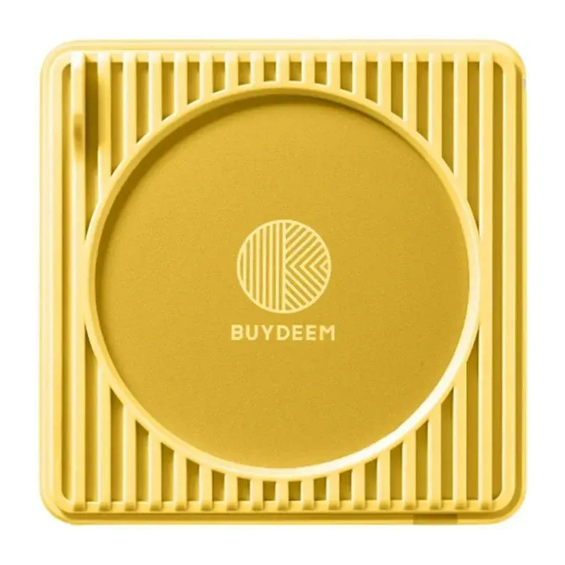 Θερμαντήρας ποτηριών BUYDEEM OA2001, 24 W, 2 ρυθμίσεις, Αυτόματη απενεργοποίηση, Αδιάβροχος, Κίτρινος