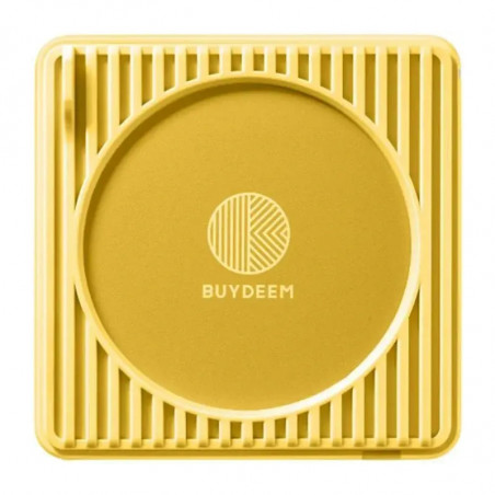 Θερμαντήρας ποτηριών BUYDEEM OA2001, 24 W, 2 ρυθμίσεις, Αυτόματη απενεργοποίηση, Αδιάβροχος, Κίτρινος
