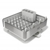 Στεγνωτήριο πιάτων Joseph Joseph Extend Steel Plus 6500041, Έως 16 τεμάχια, Επεκτάσιμο, Ράγες για ποτήρια, Αποστράγγιση, Αποσυναρμολογούμενο, Ανοξείδωτο ατσάλι, Λευκό