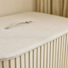 Καλάθι ρούχων Joseph Joseph Tota Trio Luxe 5000008, 90 λίτρα, 3 διαχωριστικά, Χερούλια μεταφοράς, Μπαμπού, Εκρού