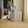 Καλάθι ρούχων Joseph Joseph Tota Trio Luxe 5000008, 90 λίτρα, 3 διαχωριστικά, Χερούλια μεταφοράς, Μπαμπού, Εκρού