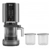 Μηχανή παγωτού 7 σε 1 Ninja CREAMi NC302EU, 800 W, 2 × 493 ml, Creamify, Re-Spin, Προσθήκη κομματιών, Πρόγραμμα γυμναστικής/κετο, Προσαρμογή, Μαύρο/γκρι