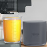 Αποχυμωτής 3 σε 1 Ninja NeverClog JC152EU, 150 W, 700 ml, Ψυχρή έκθλιψη, Κοπή, Τρίψιμο, Φίλτρα για πολτό, Γκρι