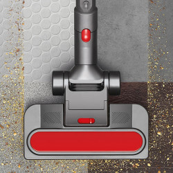 Σκούπα χωρίς σακούλα Dyson Cinetic BigBall Absolute 2 447250-01, 700 W, 150 AW, 0,8 λ, 35 κυκλώνες, Αυτόματη επαναφορά σε περίπτωση ανατροπής, 5 εξαρτήματα, Νικέλιο/μπλε