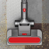 Σκούπα χωρίς σακούλα Dyson Cinetic BigBall Absolute 2 447250-01, 700 W, 150 AW, 0,8 λ, 35 κυκλώνες, Αυτόματη επαναφορά σε περίπτωση ανατροπής, 5 εξαρτήματα, Νικέλιο/μπλε