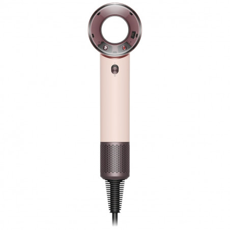 Στεγνωτήρας μαλλιών Dyson HD19 Travel™ 492457-01, 1220 W, 11,6 l/s, 2 ταχύτητες, 3 ρυθμίσεις θερμοκρασίας, Air Multiplier, Έξυπνος έλεγχος θερμοκρασίας, Κεραμικό ροζ/ροζ χρυσό