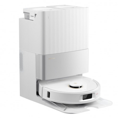 Ρομποτική σκούπα Roborock Q Revo Edge 5V1 QRES02-00, 18500 Pa, 5200 mAh, 66W, 3D χαρτογράφηση LiDAR, Reactive AI, FlexiArm, σταθμός φόρτισης, αυτονομία έως 3 ώρες, λευκό