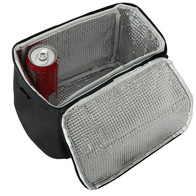 Θερμική τσάντα Adler AD 4540, 7 λίτρα, αφρός 5 mm, εσωτερική + εξωτερική θήκη, τρόφιμα/ποτά, μαύρο