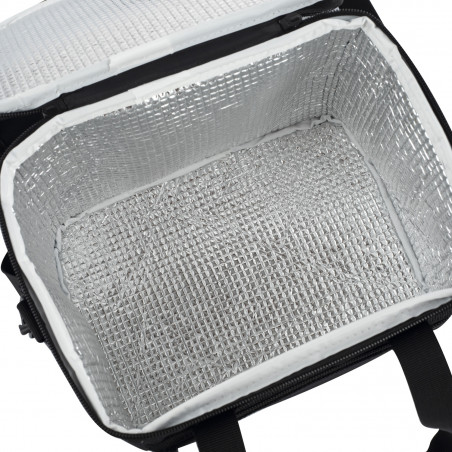 Θερμική τσάντα Adler AD 4540, 7 λίτρα, αφρός 5 mm, εσωτερική + εξωτερική θήκη, τρόφιμα/ποτά, μαύρο