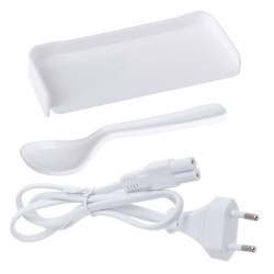 Ηλεκτρικό δοχείο φαγητού Adler AD 4522, 45 W, 0,8 λ, έως 70 °C, δοχείο από ανοξείδωτο ατσάλι, θερμοθήκη, μπλε