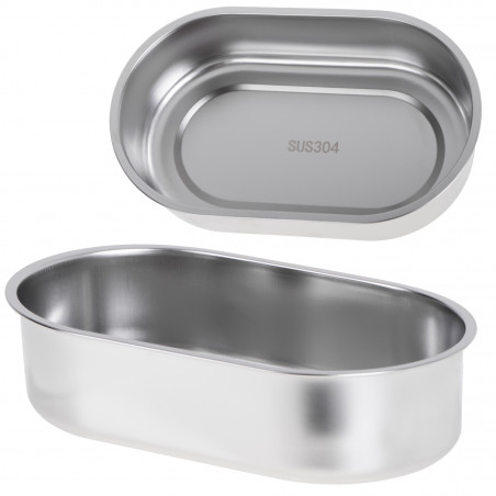 Ηλεκτρικό δοχείο φαγητού Adler AD 4522, 45 W, 0,8 λ, έως 70 °C, δοχείο από ανοξείδωτο ατσάλι, θερμοθήκη, μπλε
