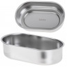 Ηλεκτρικό δοχείο φαγητού Adler AD 4522, 45 W, 0,8 λ, έως 70 °C, δοχείο από ανοξείδωτο ατσάλι, θερμοθήκη, μπλε