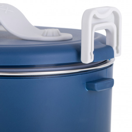 Ηλεκτρικό δοχείο φαγητού Adler AD 4522, 45 W, 0,8 λ, έως 70 °C, δοχείο από ανοξείδωτο ατσάλι, θερμοθήκη, μπλε