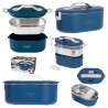 Ηλεκτρικό δοχείο φαγητού Adler AD 4522, 45 W, 0,8 λ, έως 70 °C, δοχείο από ανοξείδωτο ατσάλι, θερμοθήκη, μπλε