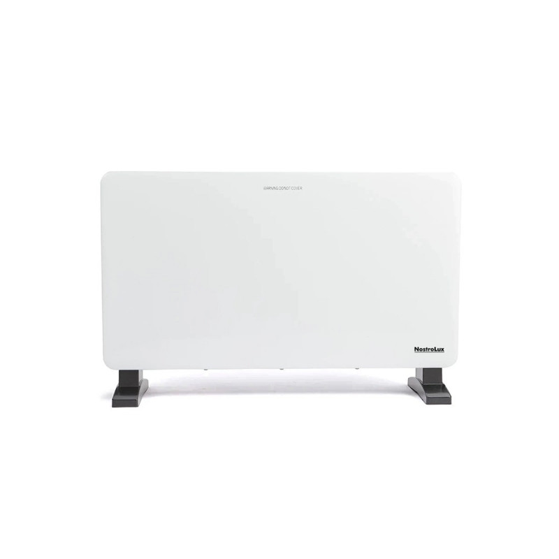 Θερμοπομπός με Wi-Fi NostroLux NL51974A, 2000W, Τηλεχειριστήριο, Χρονοδιακοπτης , LED, Λευκό