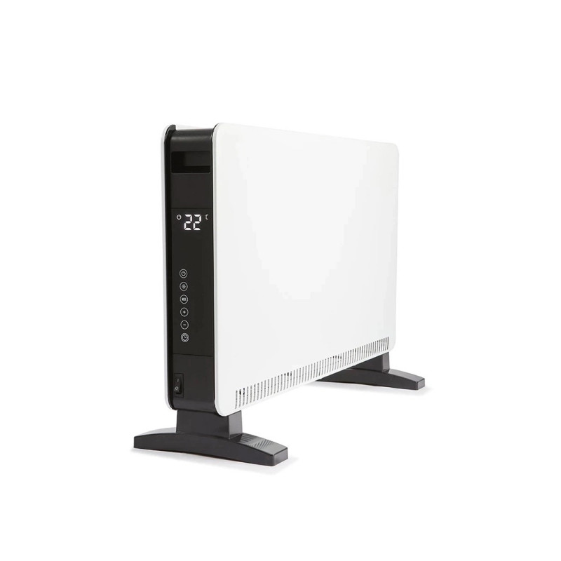 Θερμοπομπός με Wi-Fi NostroLux NL51974A, 2000W, Τηλεχειριστήριο, Χρονοδιακοπτης , LED, Λευκό