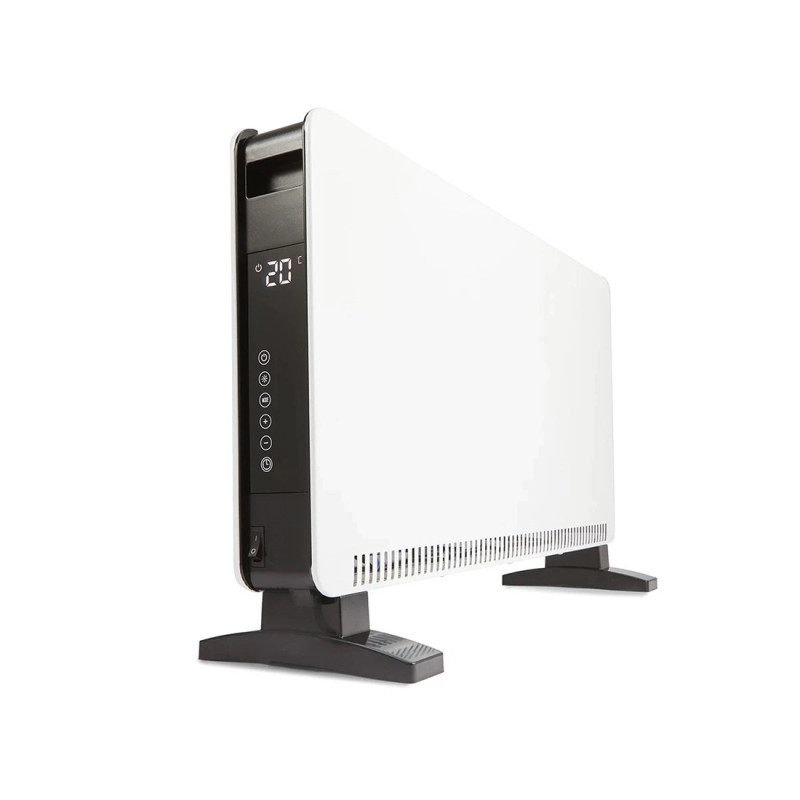 Θερμοπομπός με Wi-Fi NostroLux NL51974A, 2000W, Τηλεχειριστήριο, Χρονοδιακοπτης , LED, Λευκό
